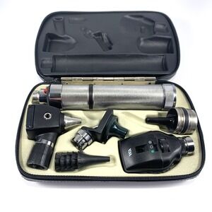 Welch Allyn 3.5V Set w/ Otoscope Ophthalmoscope Plugin Handle Student Physician